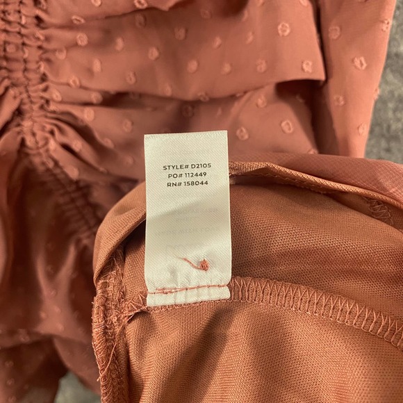 Lulus Mini Dress Large Marsala Pink Halter Ruched Sleeveless Place and Time - Picture 13 of 14